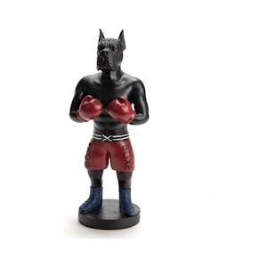 AMADEUS Chien boxer boxe - Multicolore Amadeus 15x12 cm