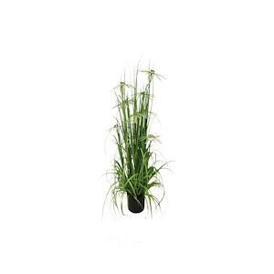 NOW'S HOME - Plante Graminee A Fleurs Artificielle -tons Verts Ht120cm Aquaplanter