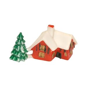 MONDO DECO Chalets Rouges - Dimensions : Largeur : 5,5 cm Hauteur : 2,5 cm x144 pcs