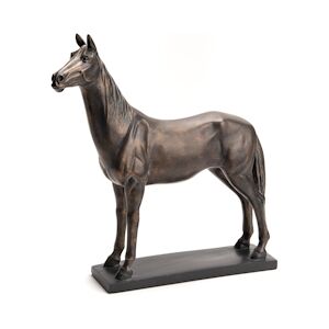 AMADEUS Cheval à poser bronze grand modèle - Marron Autre Résine Amadeus 9.699x37.5 cm