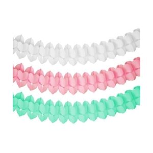 Papstar Guirlande, papier Ø 16 cm · 3,65 m couleurs assorties 