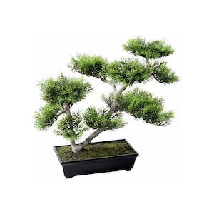 VERT ESPACE plante artificielle pin bonsai 42 cm