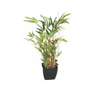 VERT ESPACE plante artificielle bonsai bambou en pot 50 cm