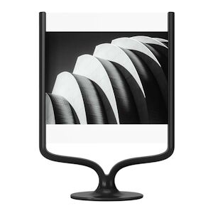 Cadre photo rotatif en aluminium Wishbone noir Umbra