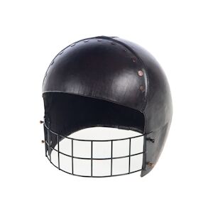 AMADEUS Casque de football Américain en - Marron Rond Cuir Amadeus 25.39x25.39 cm