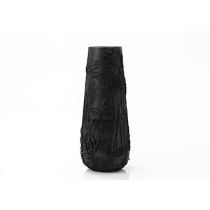 Vase noir feuille 83 cm -  Autre Résine Amadeus 34.5x34.5 cm - Publicité