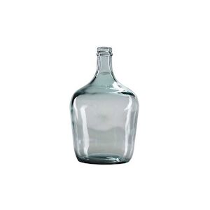 NOVASTYL - Vase Dame Jeanne 12l En Verre Recycle Natural Hauteur 42cm