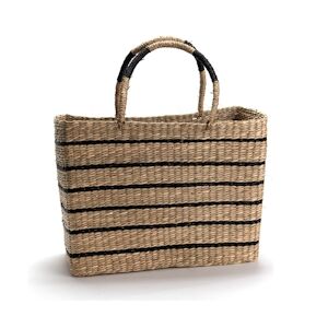 AMADEUS Panier anses ethnique - Marron Autre Fibre Naturelle Amadeus 45x20 cm