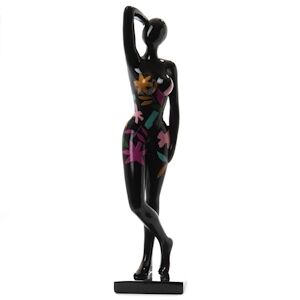 Statue femme Inéa noir -  Autre Résine Amadeus 13.69x9.3 cm - Publicité