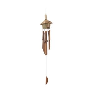 AMADEUS Carillon bambou naturel - Marron Autre Fibre Naturelle Amadeus 16x16 cm