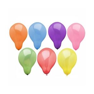 Papstar Ballons rond Ø 19 cm couleurs assorties