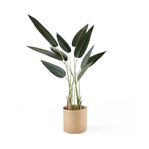 Oviala Business Plante artificielle en pot Strelitzia 90 cm