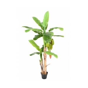 VERT ESPACE plante artificielle bananier tree avec fruits 180 cm