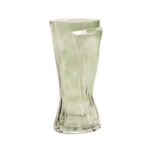 AMADEUS Vase sablier kaki 30 cm - Vert Autre Verre Amadeus 12.5x14.8 cm