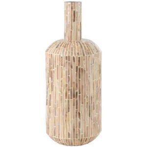 Non communiqué Vase Goutte Motif Mosaïque Nuye 54cm Beige Beige - Publicité