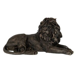 Non communiqué Statuette Déco Lion Couché 80cm Bronze BRONZE - Publicité