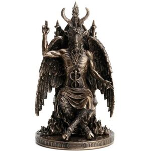 Non communiqué SIGNES GRIMALT Statuette en polyrésine Baphomet de couleur bronze - Hauteur 23 cm - Largeur 13 cm - Profondeur 13 cm BRONZE - Publicité