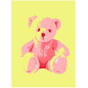 Non communiqué Poster Beneffito Kids Teddybear2 40x60 Cm Jaune - Publicité