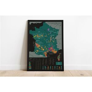 Non communiqué Carte des vins à gratter - France - Publicité
