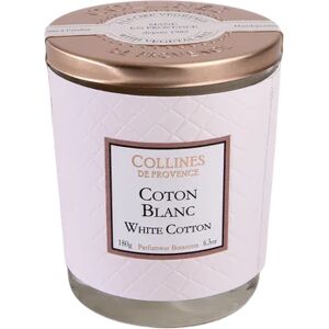 Collines de Provence Bougie Parfumée Coton Blanc 180g