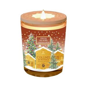 Collines de Provence Bougie Noël Épices de Noël 180g