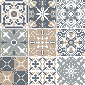 Ambiance-sticker 9 stickers carrelages azulejos efernoza