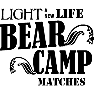 Ambiance-sticker Sticker citation Light a new life bear camp matches