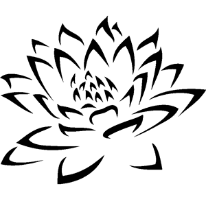 Ambiance-sticker Sticker Design fleur artistique Lotus