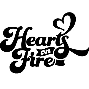 Ambiance-sticker Sticker Hearts on fire