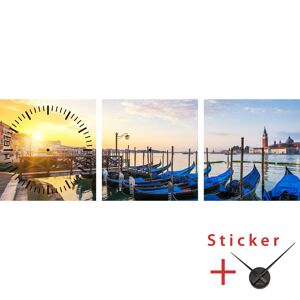 NC Sticker horloge Panorama de Venise