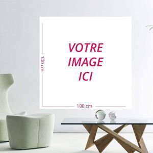 Ambiance-sticker Sticker image personnalisable carré H100 x L100 cm