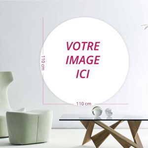 Ambiance-sticker Sticker image personnalisable rond H110 x L110 cm