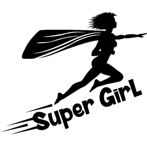 Ambiance-sticker Sticker Super girl