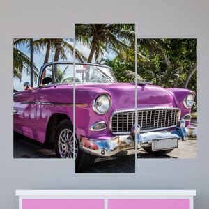 Ambiance-sticker Sticker Voiture mauve vintage