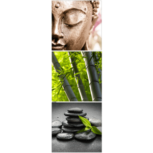 Ambiance-sticker Sticker Zen repositionnables (ensemble de 3 stickers)