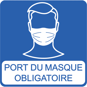 Ambiance-sticker Stickers covid-19 port du masque obligatoire