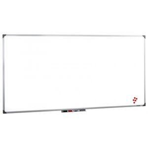 Axess tableau magnétique blanc laqué   dim. 120 x 210 cm   matière cadre aluminium