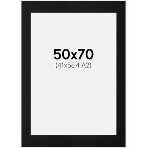 Artlink Passe-partout Noir Standard (noyau blanc) 50x70 cm (41x58,4 - A2) - Publicité