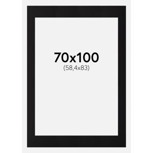 Artlink Passe-partout Noir Standard (noyau blanc) 70x100 cm (58,4x83 - A1) - Publicité