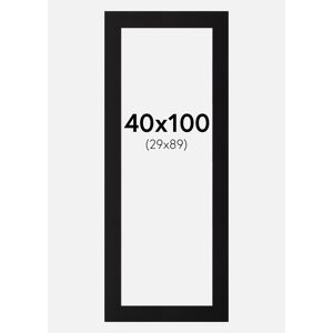 Artlink Passe-partout Noir Standard (noyau blanc) 40x100 cm (29x89) - Publicité
