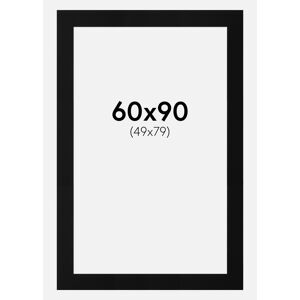 Artlink Passe-partout Noir Standard (noyau blanc) 60x90 cm (49x79) - Publicité