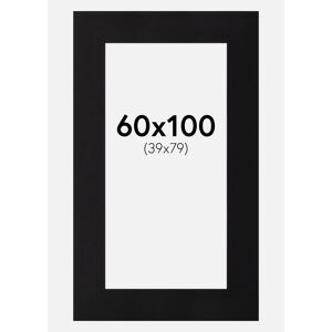 Artlink Passe-partout Noir Standard (noyau blanc) 60x100 cm (39x79) - Publicité