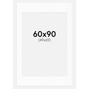 Artlink Passe-partout Blanc Standard (noyau blanc) 60x90 cm (49x69) - Publicité
