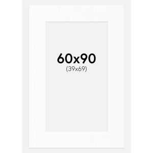 Artlink Passe-partout Blanc Standard (noyau blanc) 60x90 cm (39x69) - Publicité