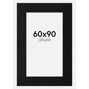 Artlink Passe-partout Noir Standard (noyau blanc) 60x90 cm (39x69) - Publicité