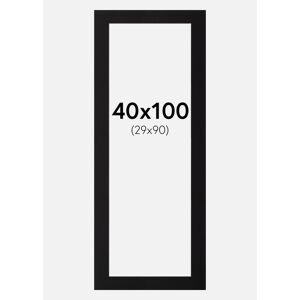 Artlink Passe-partout Noir Standard (noyau blanc) 40x100 cm (29x90) - Publicité