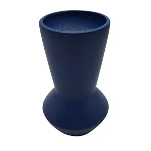 Blancheporte Vase céramique, forme géométrique - hauteur 20 cm - Blancheporte Bleu Unité