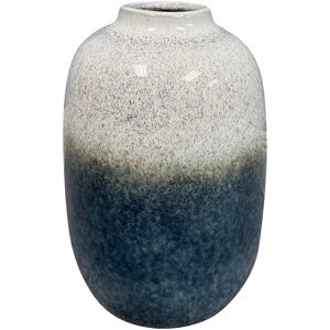 Vase en email mouchete - hauteur 19,5 cm - Blancheporte Bleu Unite