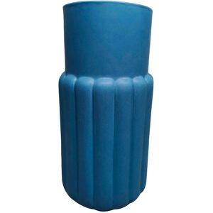 Blancheporte Vase en céramique - hauteur 20 cm - Blancheporte Bleu Unité