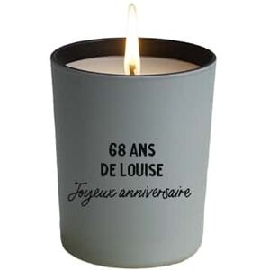 Cadeaux.com Bougie message personnalisable femme 68 ans